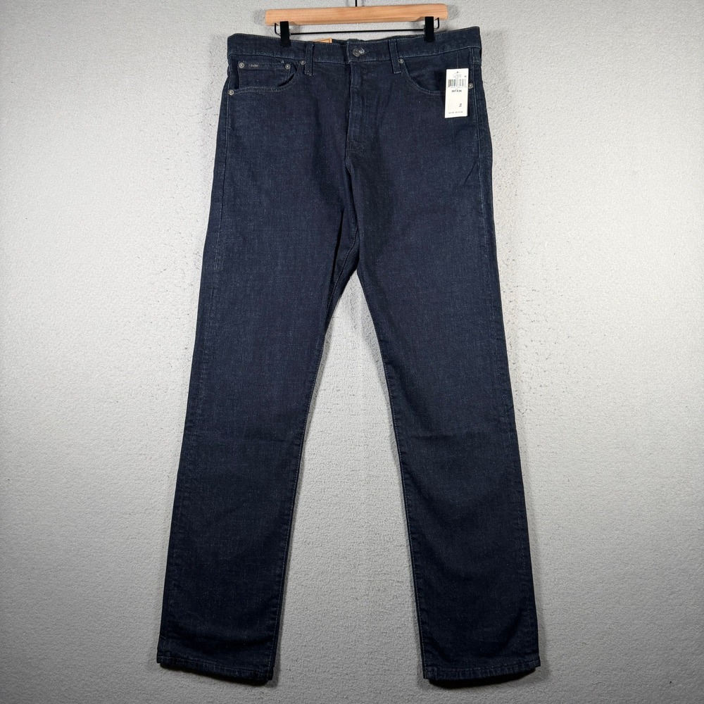 Polo Ralph Lauren Mens Prospect Straight Leg Jeans Dark Indigo 38Tx36 NWT